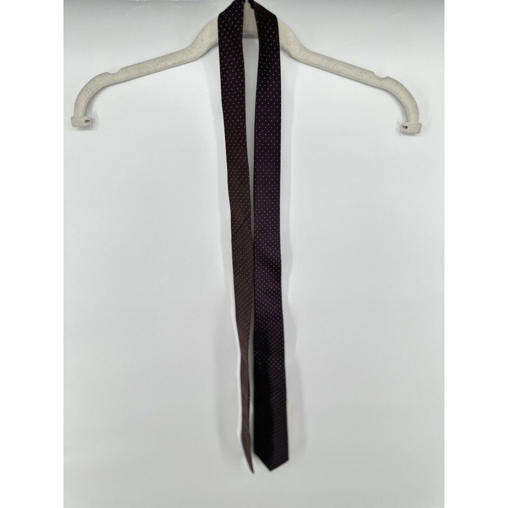 Paul Smith Brown Polka Dot Mens Tie Narrow 6cm NWT 125$